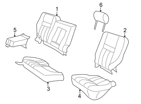LAND ROVER HAH103740SMK HEADREST LEFT; RIGHT. 1999-02, LEATHER, STONE BEIGE. PARTS: ORDER BY DESCRIPTION.. IMAGE NUMBER 6