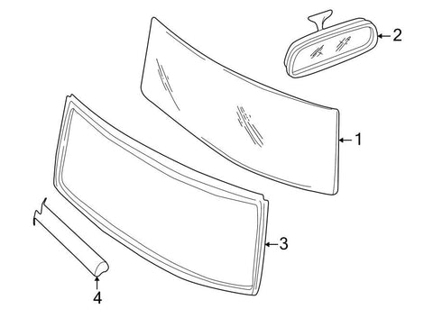 LAND ROVER CTB000010 MIRROR INSIDE AUTO DIM & COMPASS. IMAGE NUMBER 2